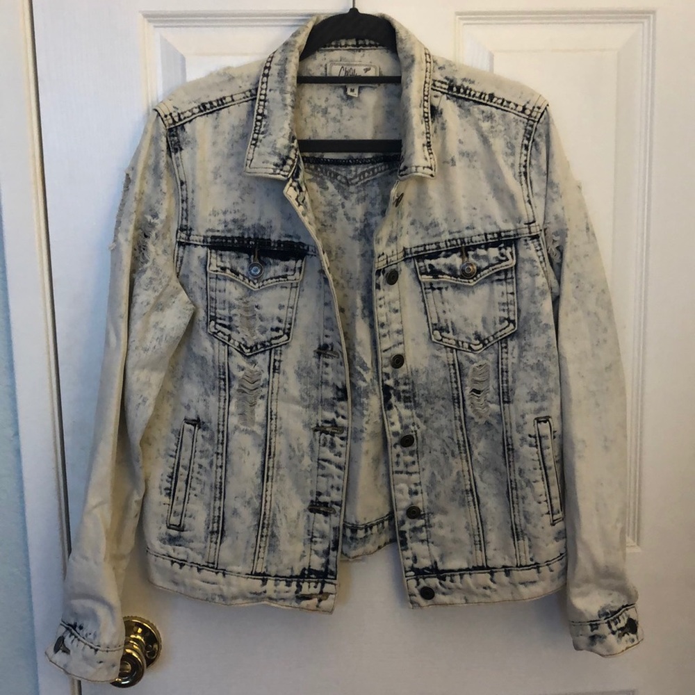Acid Wash Denim Jacket